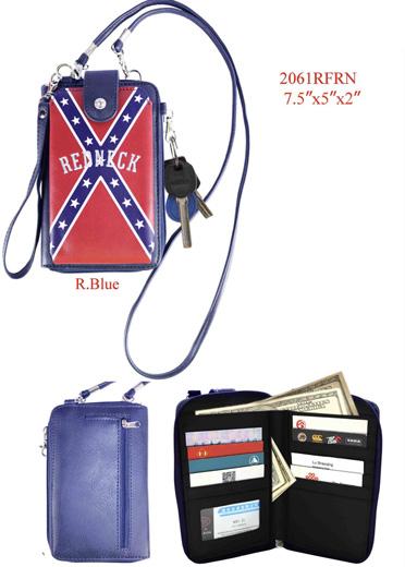 "Redneck" Rebel Flag Phone Wallet image