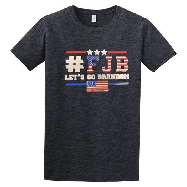 #FJB "Let's Go Brandon" Dark Heather T-Shirts image