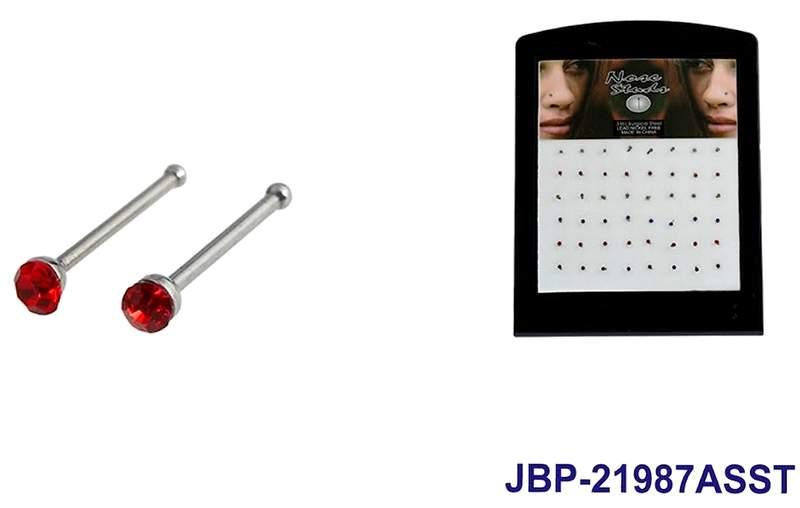 48 Pcs Nose Piercings - Assorted image