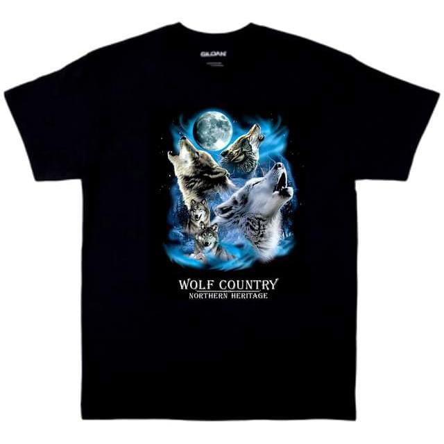 Wolf Country T-Shirts - Black XXL image