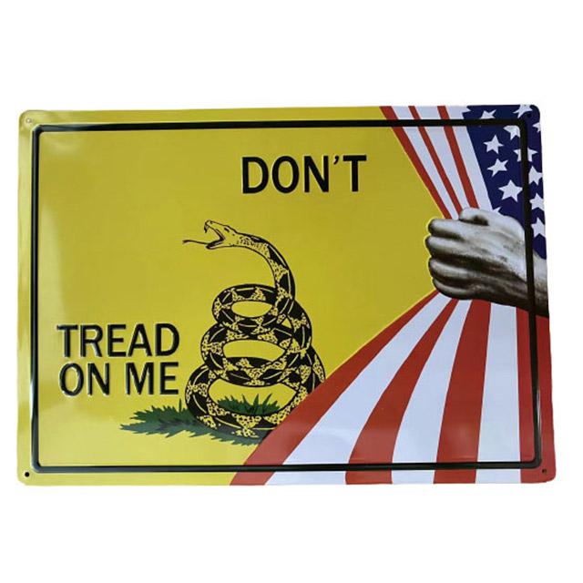 "Don't Tread On Me" Gadsden Flag Tin Signs image
