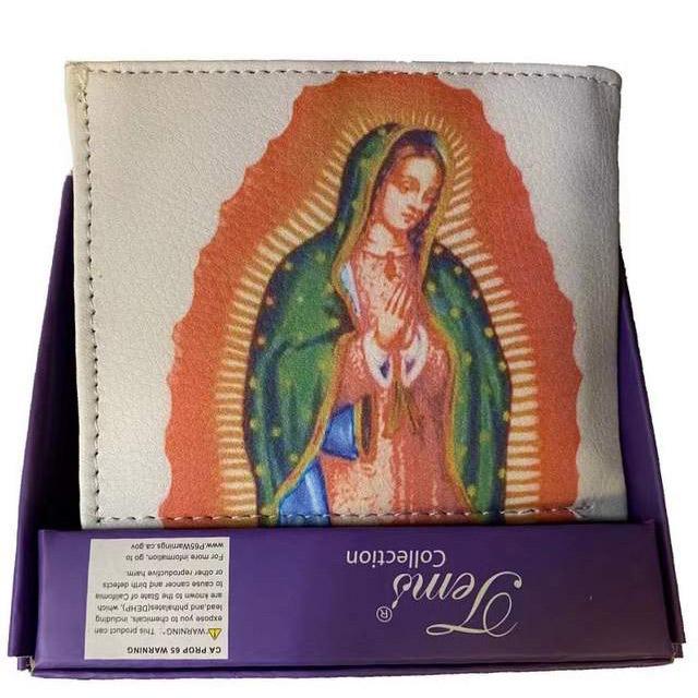 Men's Bi-Fold Faux Leather Wallet - Mary image