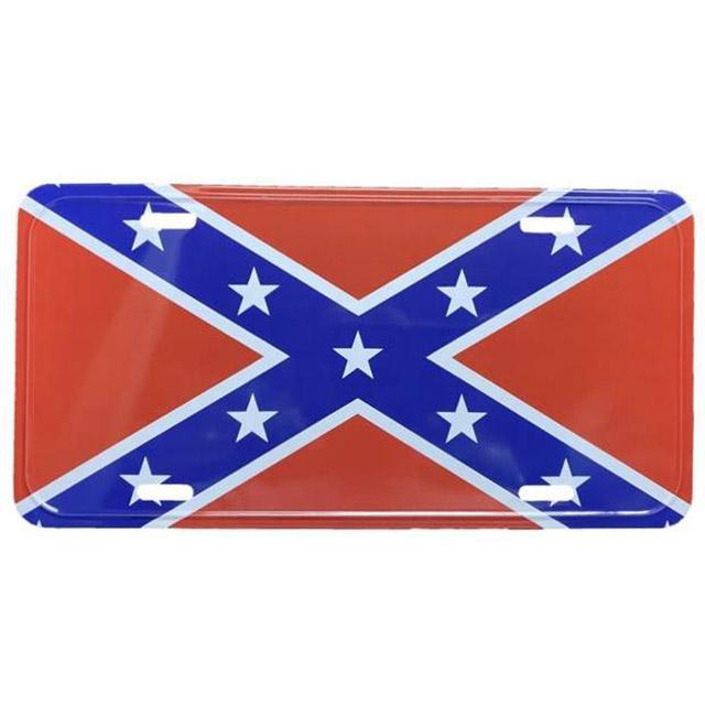 Rebel Flag License Plates image