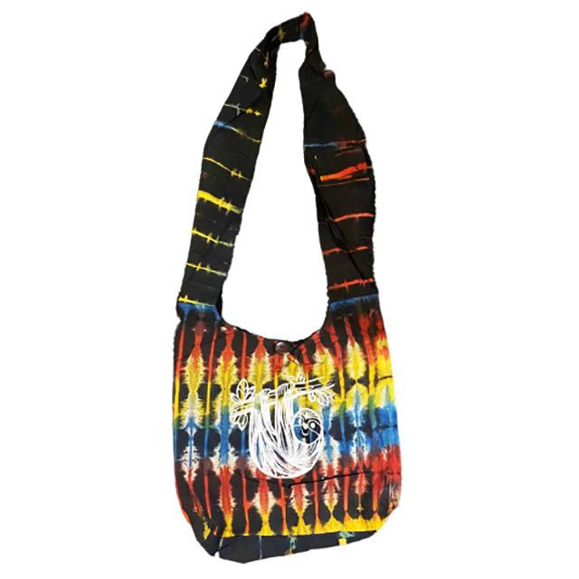 Nepal Handmade Hobo Bags - Tie Dye Sloth image