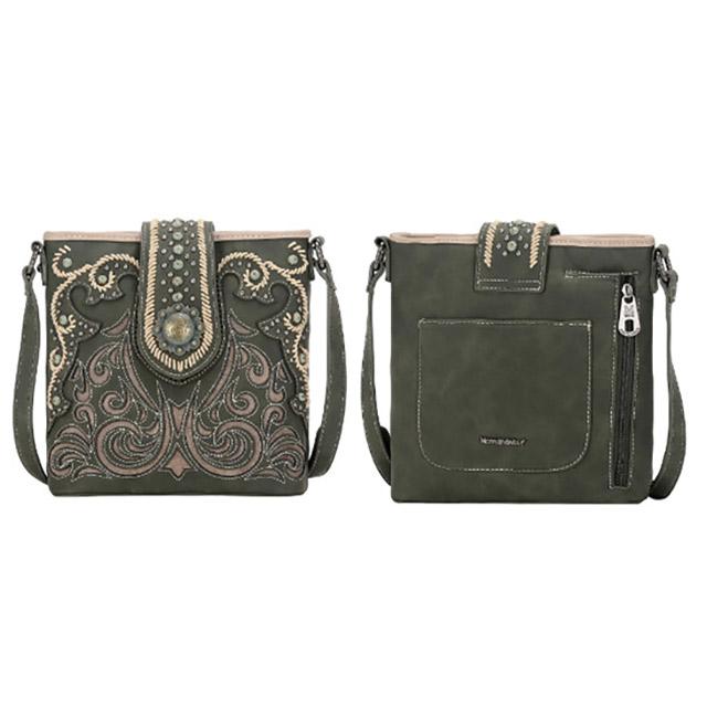 Concho Collection Concealed Carry Crossbody - Dark Green image