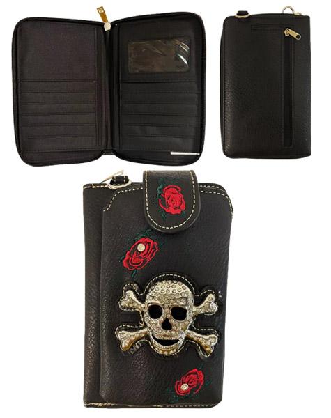 Skull & Roses Phone Wallet image