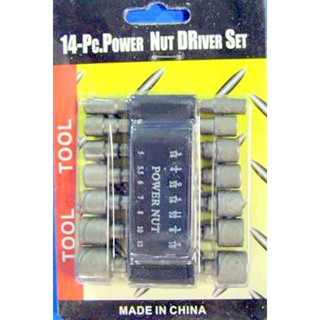 14 Pcs Power Nut Driver Sets image