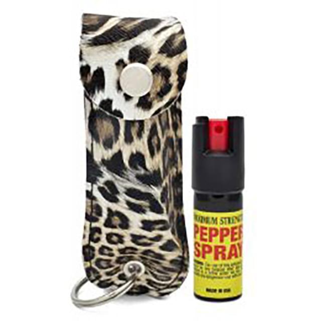 Cheetah Print Cheetah Keychain Pepper Spray - 0.5 oz image