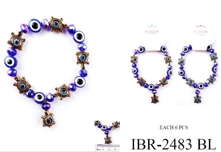 Evil Eye Turtle Pendant Bracelets - Assorted image