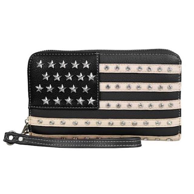 Montana West American Pride Wallet - Black & White image