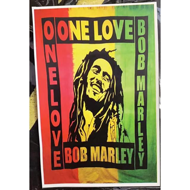 Rasta "One Love" Bob Marley Tapestries image