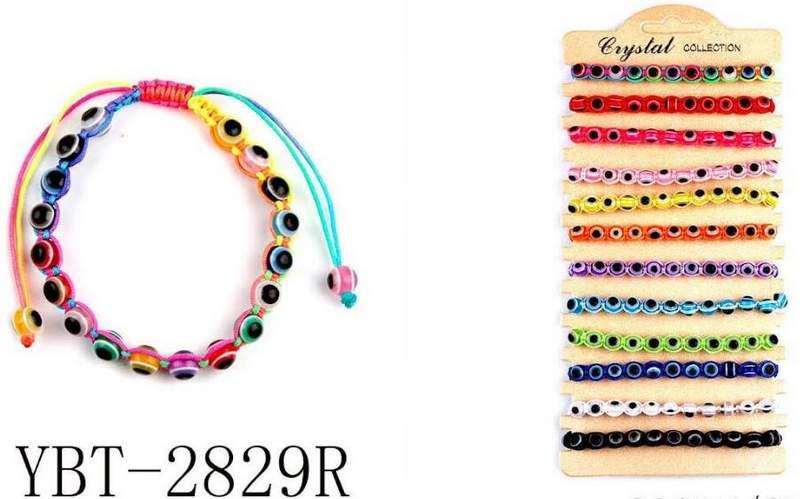 Colorful Evil Eye Fashion Bracelets - Assorted image