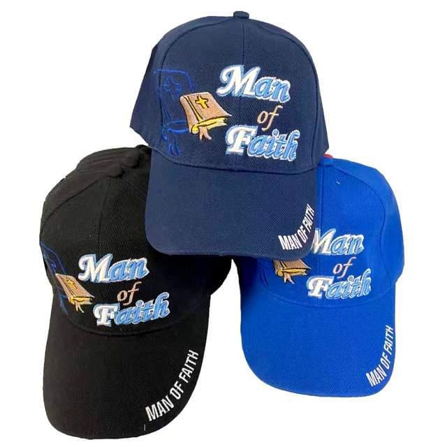 Man Of Faith Baseball Caps/Hats image