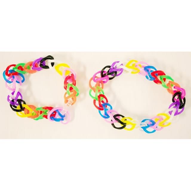 Rainbow Loom Band Bracelets - Assorted image