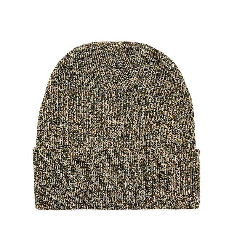 Wholesale Winter Beanie Hat Multi-2 Layer Black Gold image