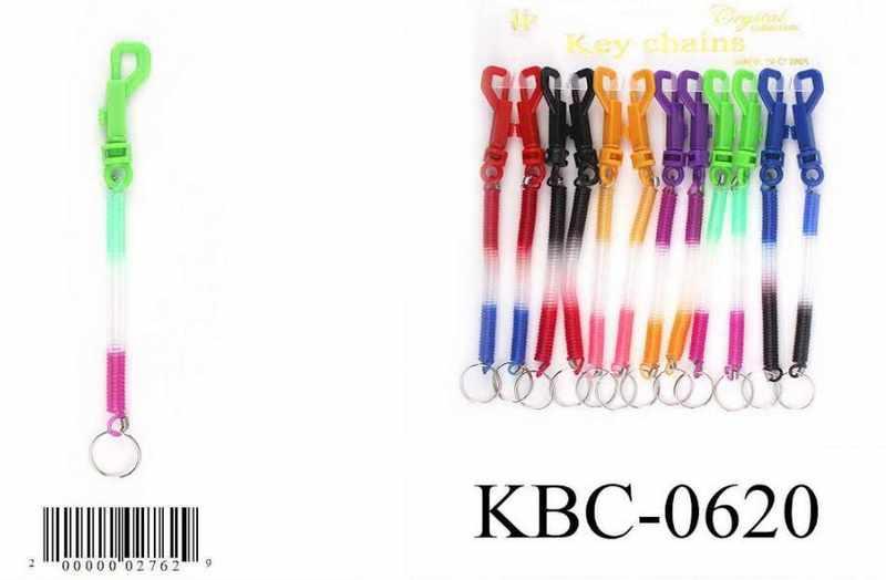 Multi-Color Slinky Keychains image