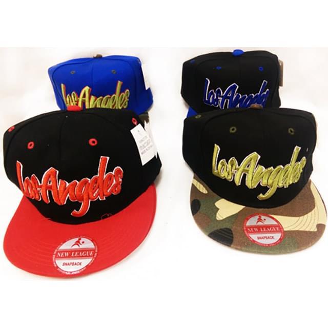 Los Angeles Flat Bill Snapback Hats image