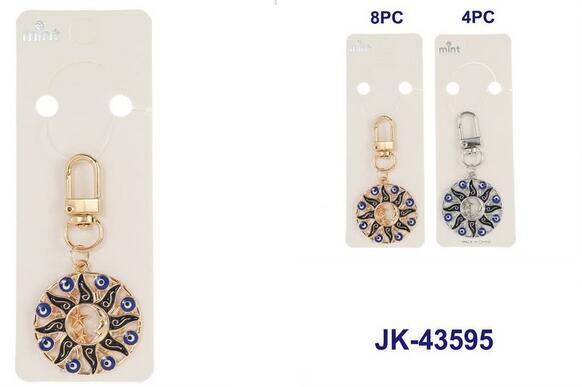 Evil Eye Sun Shape Keychains image