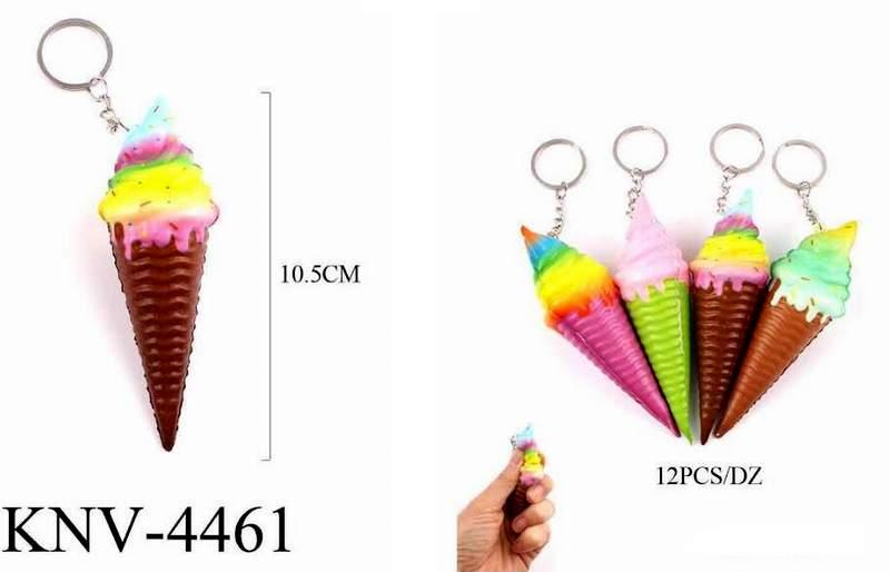 Ice Cream Cone Squishy Keychains image
