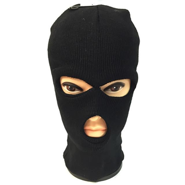 Unisex Black Ski Masks/Hats - One Size Fits All image