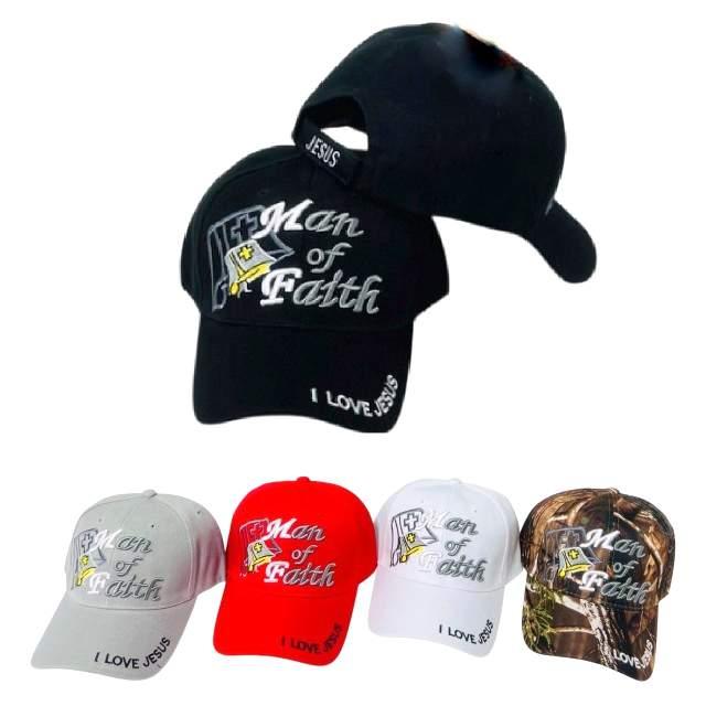 "Man Of Faith" Hats - Assorted image