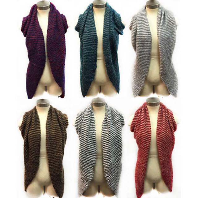 Feather-Soft Knitted Vests - Assorted image