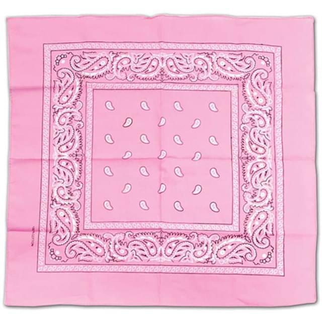 Barbie Pink Paisley Fabric Bandanas image