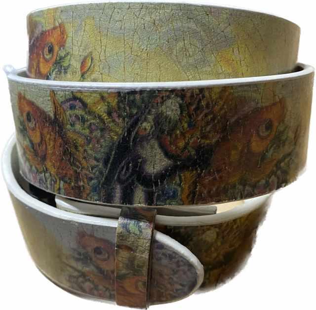 Fish Print PU Belts image