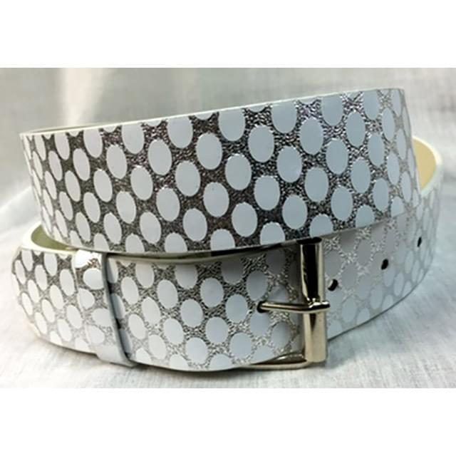 Oval Pattern PU Leather Belts image