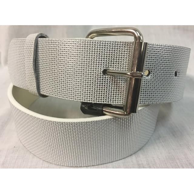 Textured Silver PU Fashion Belts image