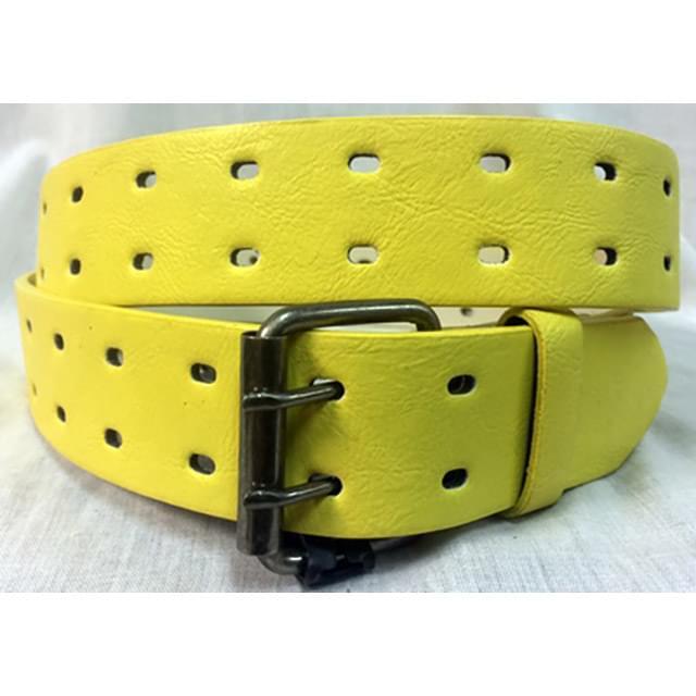 Yellow 2-Hole PU Belts image
