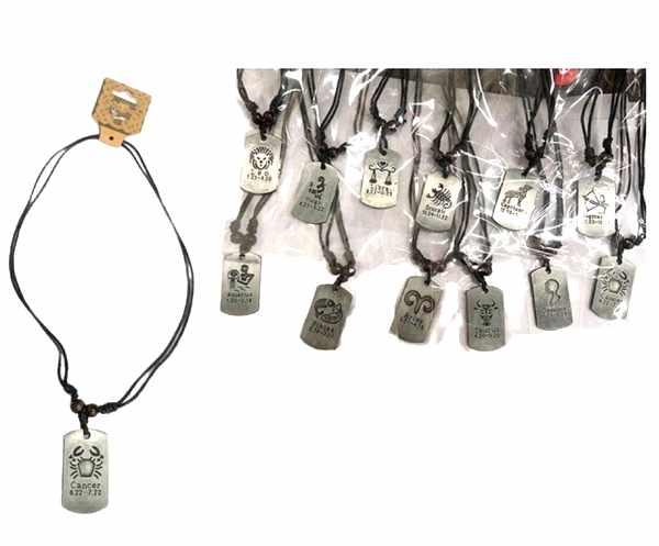 Zodiac Pendant Necklaces - Assorted image
