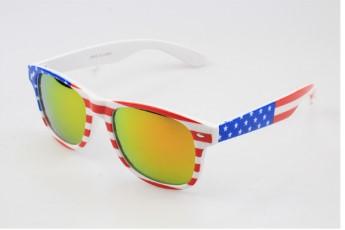 USA Flag Wayfarer Sunglasses image