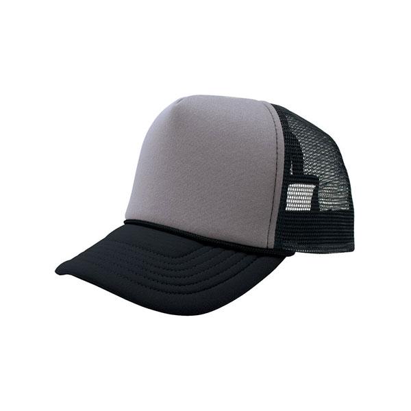 Mesh Summer Trucker Hats - Gray & Black Color image