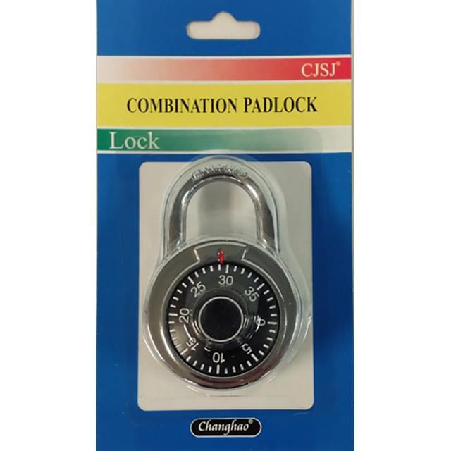 Silver & Black Combination Padlocks image
