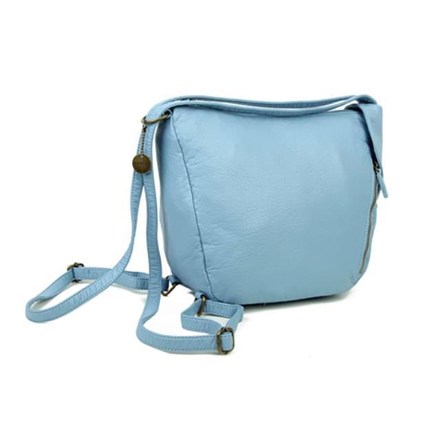 The Joia Convertible Sack Crossbody - Baby Blue image