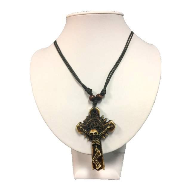 Skull On Cross Pendant Necklaces image