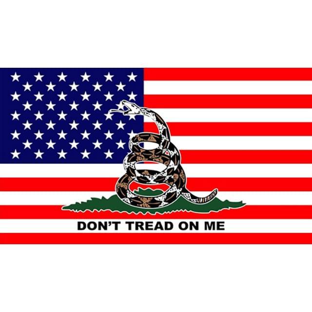 "Don't Tread On Me" Gadsden USA Flags - 3' x 5' image