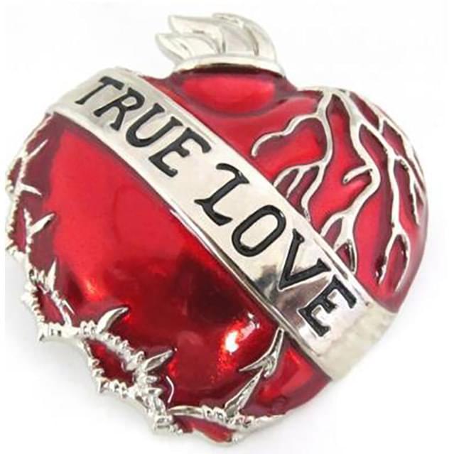 "True Love" Heart Belt Buckles image