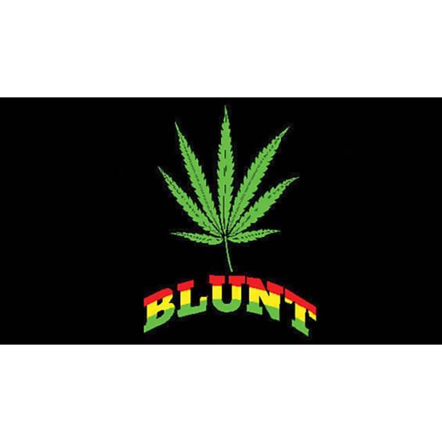 "Blunt" Marijuana Leaf Flag Flags -  3' x 5' image