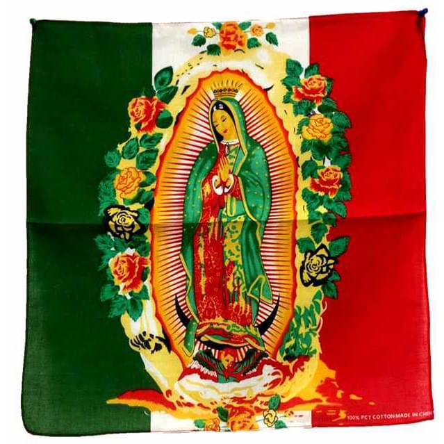Virgin Mary Printed Cotton Bandanas image