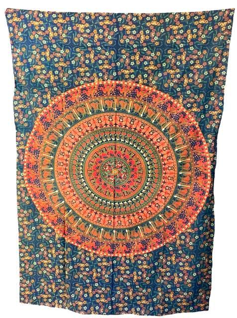 Floral Mandala Tapestries image