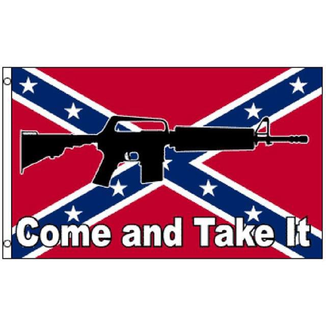 "Come And Take It" Rebel Flags - 3' x 5' image