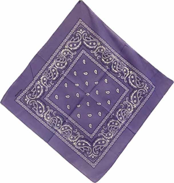 Lavender Paisley Fabric Bandanas image