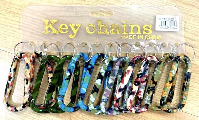 3" Camo Print Keychains image