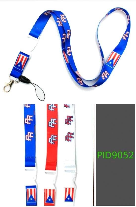 Puerto Rico Lanyard Necklace Keychains image