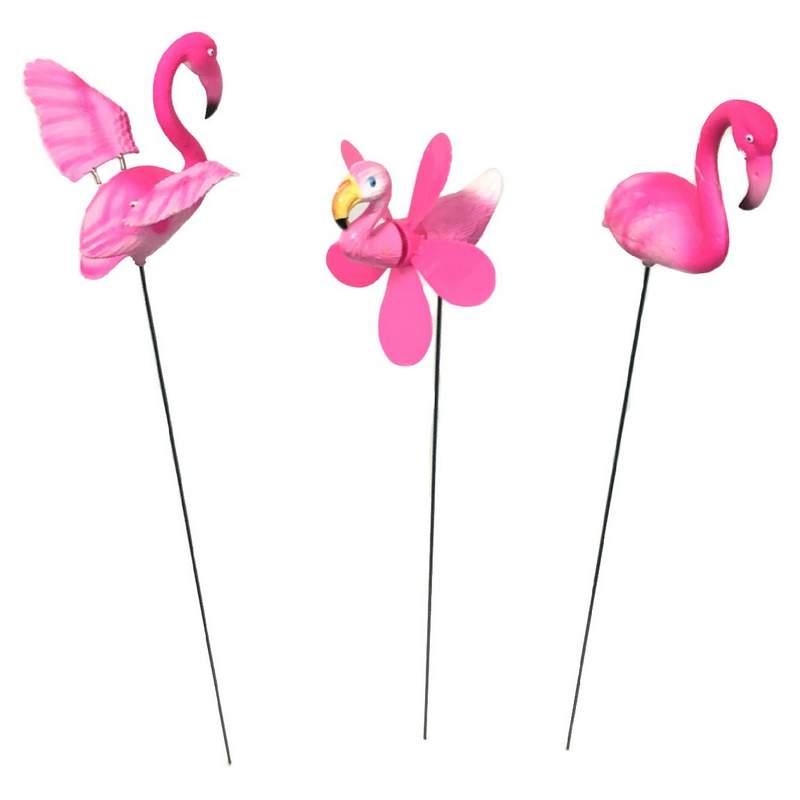 Yard Stake Pink Flamingo image