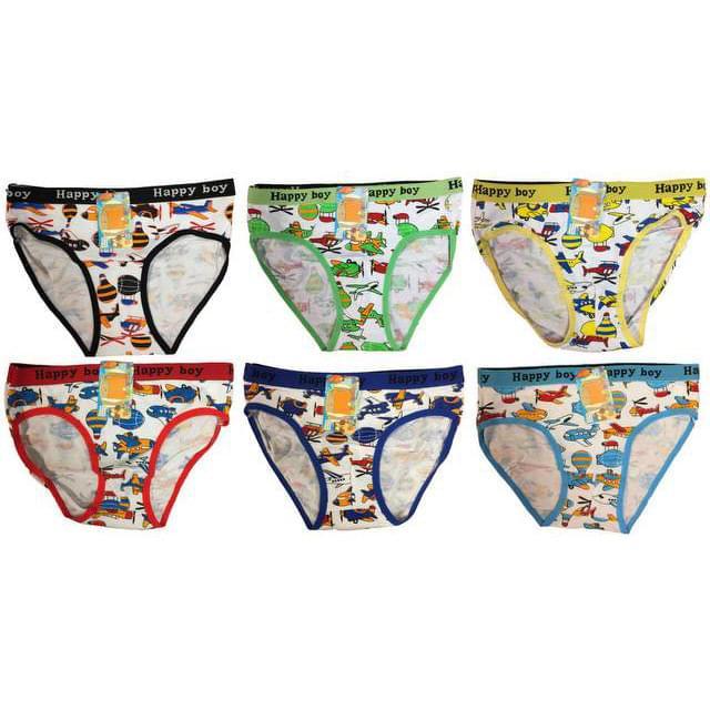 Boys' Underwear With Fun Aircraft Print - Assorted image