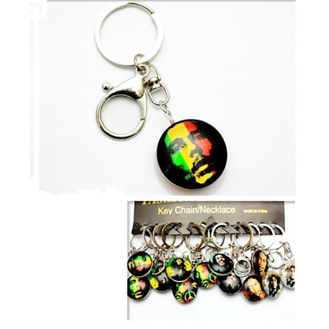 Bob Marley Glass Keychains image