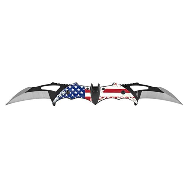 5.75" Dual Blade Bat Pocket Knife - United States image
